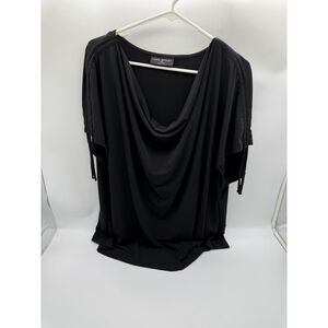 Lane Bryant Black Short Sleeve Casual size 22/24